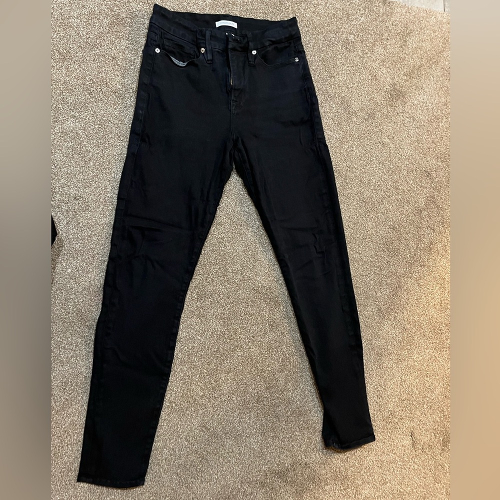 Good American Classic Black Denim
